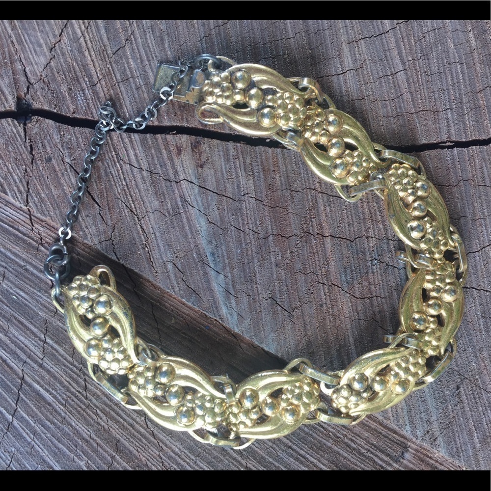 Vintage Sterling Gold Overlay Bracelet Coro
